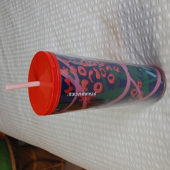 STARBUCKS Jungle Leopard 24oz Acrylic Tumbler - Picture 2 of 8